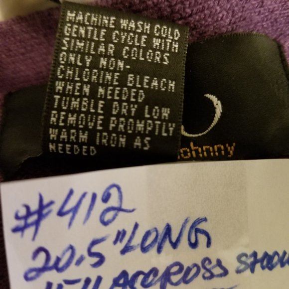 #412 Preowned Paw by Cousin Johnny Wrap Sm Top - Picture 15 of 15